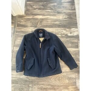 Gap Kids‎ Youth Boys Blue Wool  Zip Up Jacket with Pockets Size XL 12